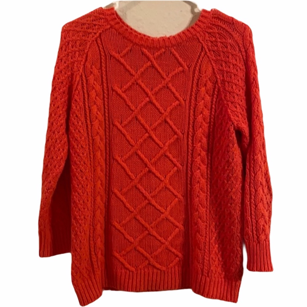 Ann Taylor LOFT Cable Knit Sweater Size Small